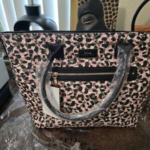 Trina Turk Women's Tote Adjustable Strap New with tags 13”‎ H x 18” L